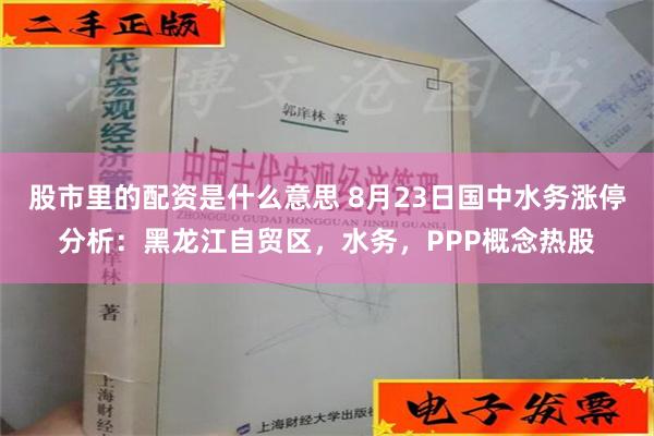 股市里的配资是什么意思 8月23日国中水务涨停分析：黑龙江自贸区，水务，PPP概念热股